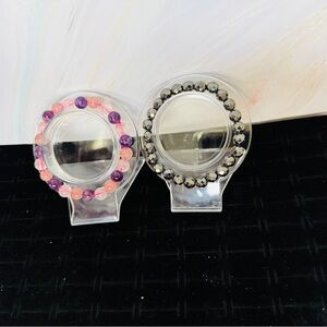 Triple Pink Protection & Faceted Hematite Bracelet Set Crystal Healing Gift